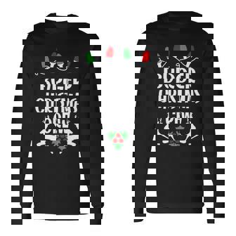 Burger Name Christmas Crew Burger Long Sleeve T-Shirt - Seseable