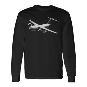 C-17 Globemaster Iii Military Long Sleeve T-Shirt | Mazezy