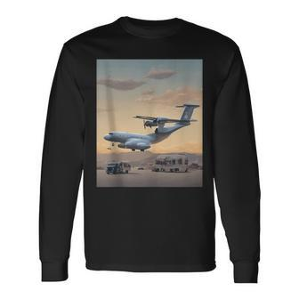 C-9 Nightingale Medevac Master Graphic Long Sleeve T-Shirt | Mazezy