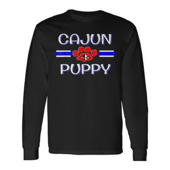 Cajun Bdsm Puppy Fetish Pride Human Pup Play Kink Long Sleeve T-Shirt T-Shirt | Mazezy
