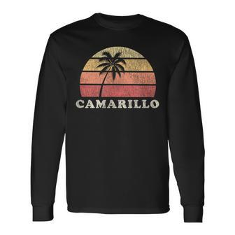 Camarillo Ca Vintage 70S Retro Throwback Long Sleeve T-Shirt | Mazezy