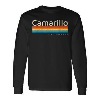 Camarillo California Ca Retro Long Sleeve T-Shirt | Mazezy