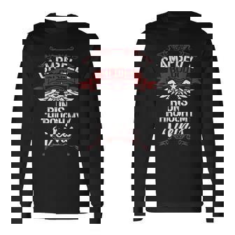 Campbell Blood Runs Through My Veins Last Name Family Long Sleeve T-Shirt - Seseable