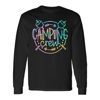 Camping Crew Camper Group Family Friends Cousin Matching Long Sleeve T-Shirt
