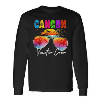 Cancun Mexico Vacation Crew Group Matching Long Sleeve T-Shirt - Seseable