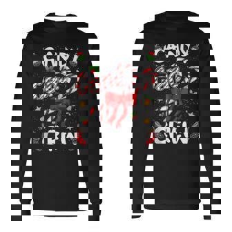 Candy Cane Crew Christmas Sweets Family Matching Costume Long Sleeve T-Shirt - Thegiftio