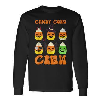 Candy Corn Squad Team Candy Corn Crew Halloween Long Sleeve T-Shirt - Monsterry CA