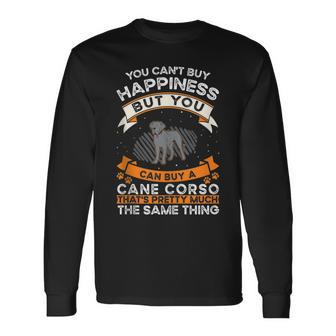 Cane Corso Happiness Italian Mastiff Cane Corso Long Sleeve T-Shirt T-Shirt | Mazezy