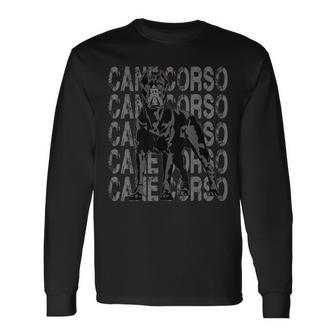 Cane Corso Molosser Mastiff Italian For Cane Corso Owners Long Sleeve T-Shirt T-Shirt | Mazezy