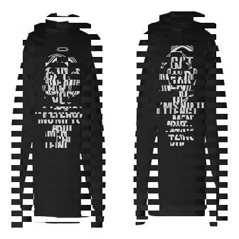 I Can't Hear You Listening To Ambient Pop Long Sleeve T-Shirt | Mazezy