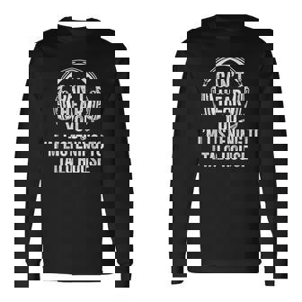 I Can't Hear You Listening To Italo House Long Sleeve T-Shirt | Mazezy