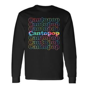 Cantopop Music Tie Dye Long Sleeve T-Shirt | Mazezy