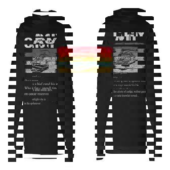 Car Guy Definition Retro Vintage Car Lover Definition Long Sleeve T-Shirt | Mazezy