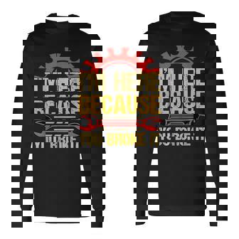 Car Mechanic Repair Garage Job Mechanic Long Sleeve T-Shirt | Mazezy