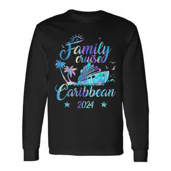 Caribbean Family Cruise 2024 Matching Vacation Friends Ship Long Sleeve T-Shirt | Mazezy