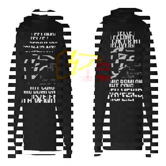My Check Liver Light Is Coming On This Weekend Long Sleeve T-Shirt | Mazezy