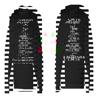 Chemistree Ugly Christmas Tree Sweater Chemistry Science Pun Long Sleeve T-Shirt - Thegiftio