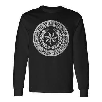 Cherokee Nation Seal Native American Tribe Pride Honor Long Sleeve T-Shirt T-Shirt | Mazezy