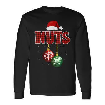 Chest Nuts Christmas T Matching Couples Chestnuts Long Sleeve T-Shirt | Mazezy