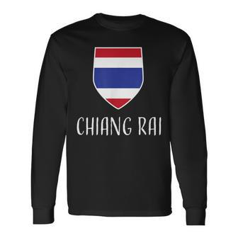 Chiang Rai Thailand Prathet Thai Long Sleeve T-Shirt | Mazezy CA