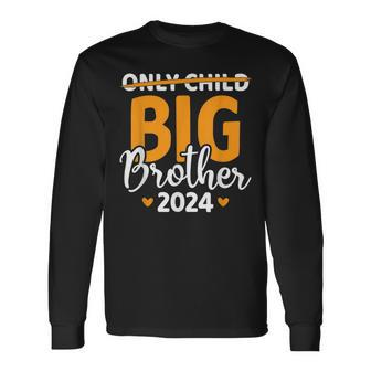 Only Child Expires Big Brother 2024 Pregnancy Announcement Long Sleeve T-Shirt - Seseable