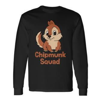 Chipmunk Squad Forest Animal Nature Lover Long Sleeve T-Shirt T-Shirt | Mazezy