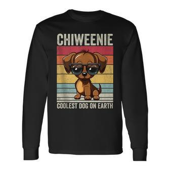 Chiweenie Dog Vintage Chiweenie Long Sleeve T-Shirt | Mazezy