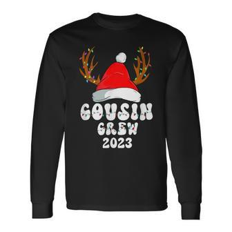 Christmas Cousin Crew 2023 Family Christmas Long Sleeve T-Shirt | Mazezy