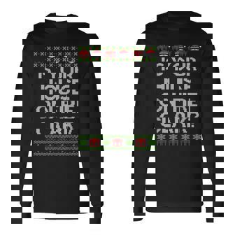 Christmas Family Clark Ugly Sweater Xmas For Vacation Long Sleeve T-Shirt | Mazezy