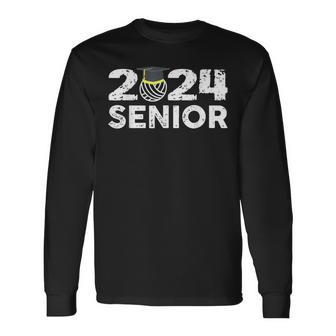 Class Of 2024 Volleyball Senior 2024 Volleyball Long Sleeve T-Shirt - Seseable
