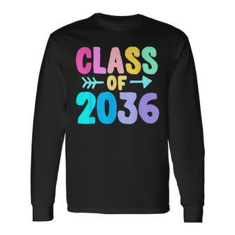 Class Of 2036 Graduation Grow With Me Long Sleeve - Seseable