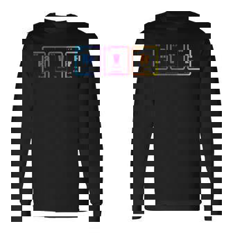 Classic 80S Edm House Dance Club Music Lover Periodic Raver Long Sleeve T-Shirt | Mazezy