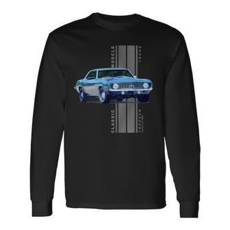 Classic American Muscle Cars Vintage Cars Long Sleeve T-Shirt | Mazezy