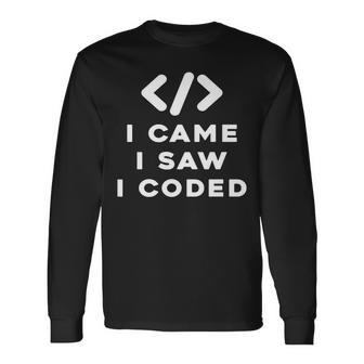 Cloud Solutions Architect Code Meme Quote Long Sleeve T-Shirt | Mazezy