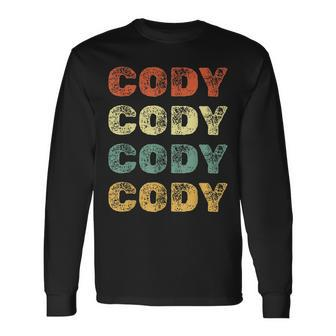 Cody Personalized Retro Vintage Gift For Cody Unisex Long Sleeve