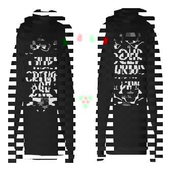 Collier Name Christmas Crew Collier Long Sleeve T-Shirt | Seseable UK