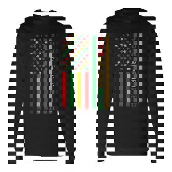 Cool Junenth African American Flag Junenth For Long Sleeve T-Shirt | Mazezy