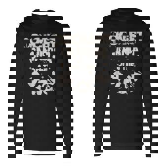 Coolest Grandpa On The Block Long Sleeve T-Shirt | Mazezy