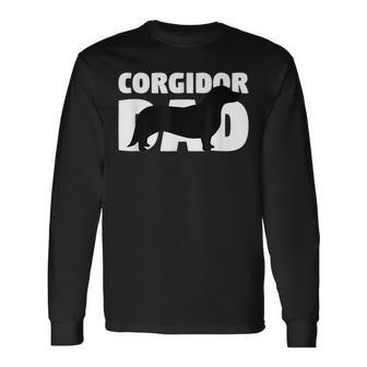 Corgidor For Dog Father 'Corgidor Dad' Corgidor Long Sleeve T-Shirt | Mazezy