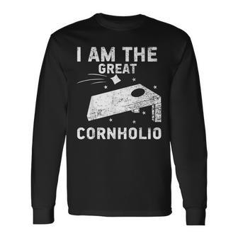 Cornhole Team I Am The Great Cornholio Long Sleeve - Monsterry