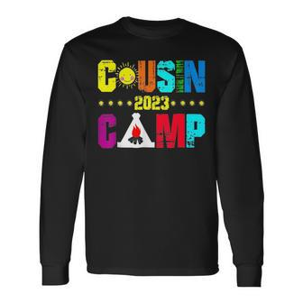Cousin Camp 2023 Cousin Tribe Vacation Long Sleeve T-Shirt T-Shirt | Mazezy