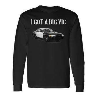 Crown Vic P71 Punny Car Enthusiast Long Sleeve T-Shirt T-Shirt | Mazezy DE