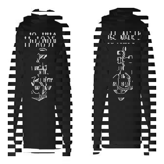 Cruise His Anchor Couple Anchor Long Sleeve T-Shirt T-Shirt | Mazezy