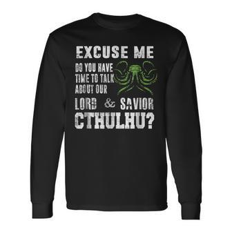 Cthulhu Lovecraftian Cthulhu Long Sleeve T-Shirt | Mazezy