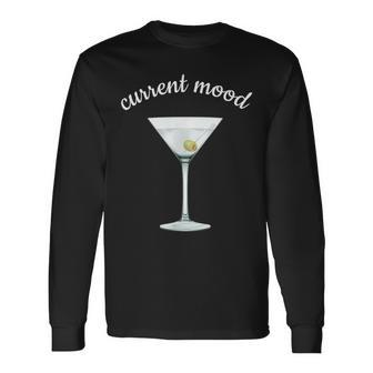 Current Mood Dirty Martini T Long Sleeve T-Shirt | Mazezy