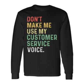 Customer Service Representative Coworkers Appreciation Long Sleeve T-Shirt - Thegiftio UK