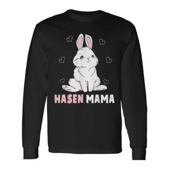 Cute Bunny Easter Rabbit Mum Rabbit Mum Long Sleeve T-Shirt T-Shirt | Mazezy