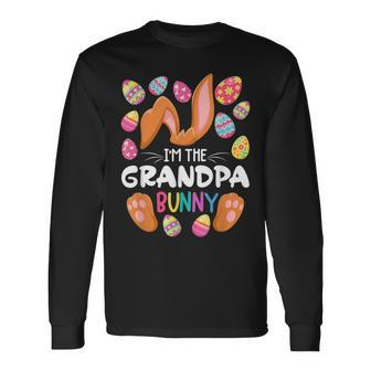 Cute Top I Grandpa Bunny I Matching Easter Pajamas Long Sleeve T-Shirt T-Shirt | Mazezy