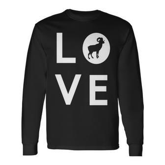 Cute Unique Bighorn Sheep Animal Lover G002223 Long Sleeve T-Shirt | Mazezy