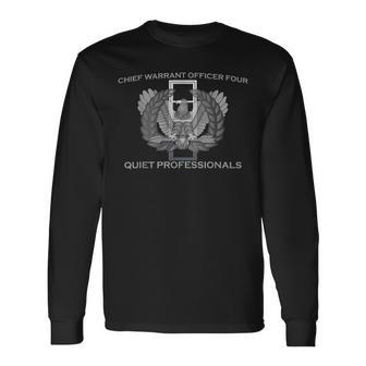 Cw4 Chief Warrant Officer Four Long Sleeve T-Shirt | Mazezy